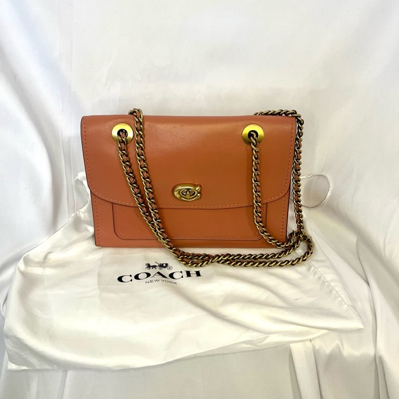 Coach Handbags - Coach Parker gold chain shoulder bag